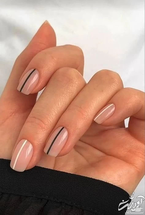 دیزاین ناخن مینیمال